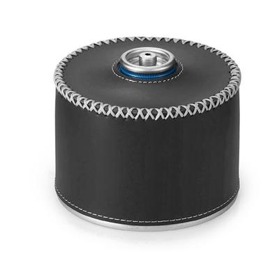 Gas Canister Protective Cover Portable PU Leather Gas Canister Cover for Outdoor Camping