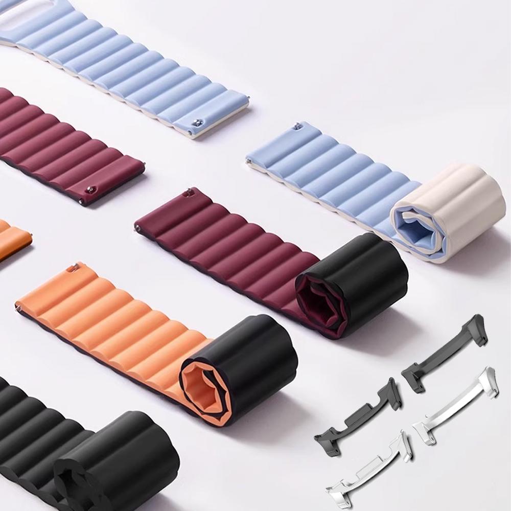 Magnetic Band For Samsung Galaxy watch 8/8 classic/ultra 44mm 40mm 46mm 47mm Silicone wrist bracelet correa Galaxy watch8 Strap