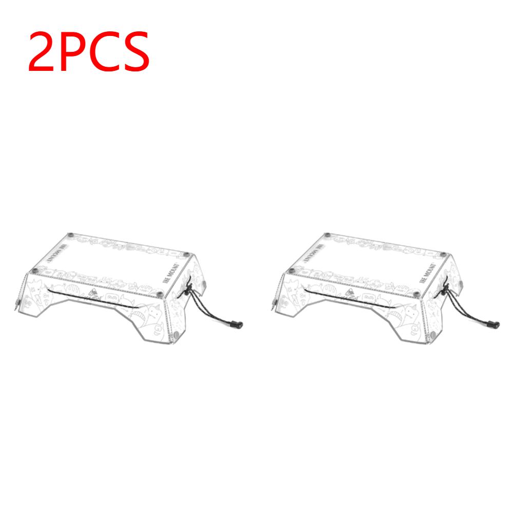 1/2Pcs Ultralight Folding Mini Table Portable Small Folding PP Camping Table and Tray For Outdoor Camping Hiking Equipment