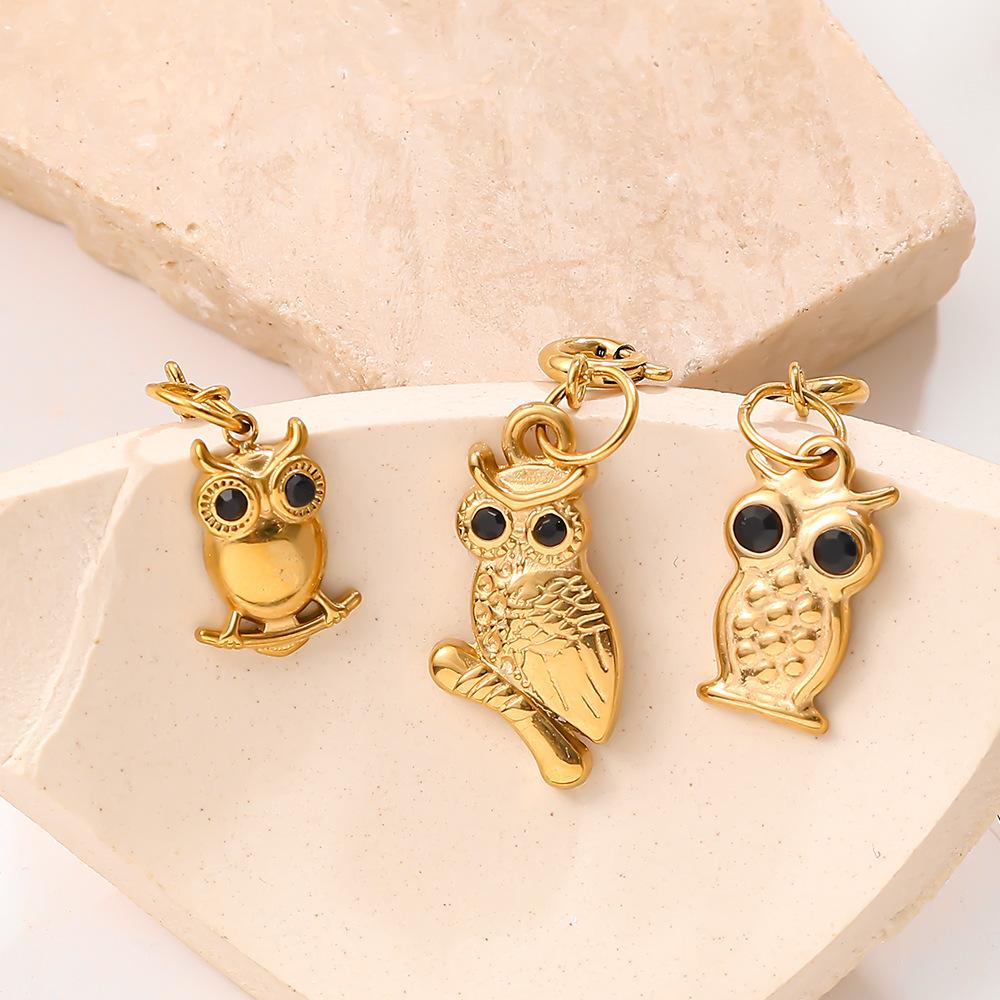 Personalized Fashion Owl Flying Pig Animal Series Jewelry Buckle Pendant Diy Jewelry Accessories