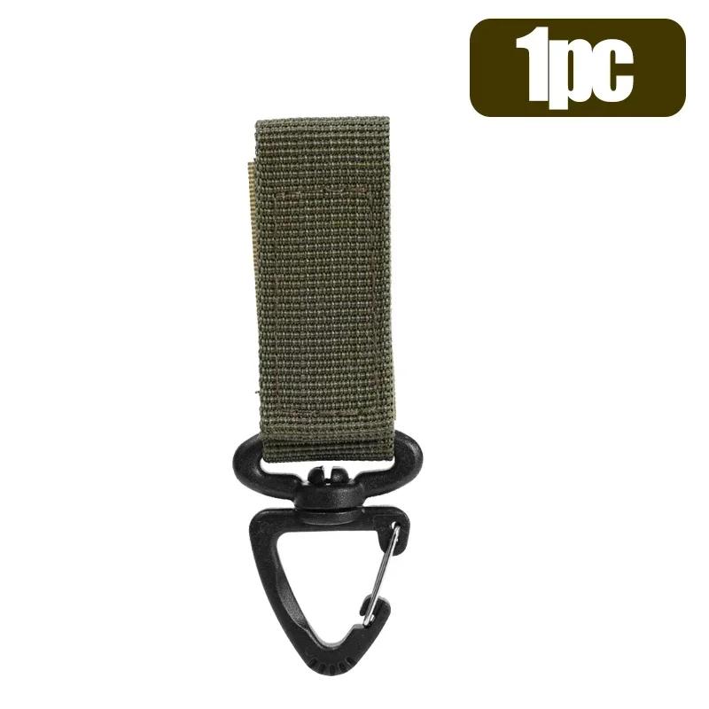 

EDC Tactical нейлонова стрічка Брелок Рюкзак Карабін Застібка Гачок Застібка Гачок Пряжка На відкритому повітрі Кемпінг Піші прогулянки Стрічка Пряжка Army green - 1pc