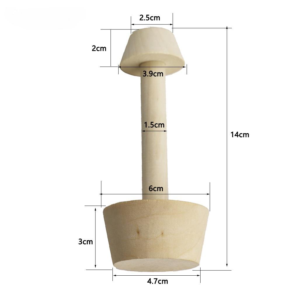 Stampo Premium in Legno per Tartellette all'Uovo Doppio Lato Pressino per Tartellette Spingi Pasta a Forma per Cottura Tartellette all'Uovo Torte Gadget Strumenti da Cucina