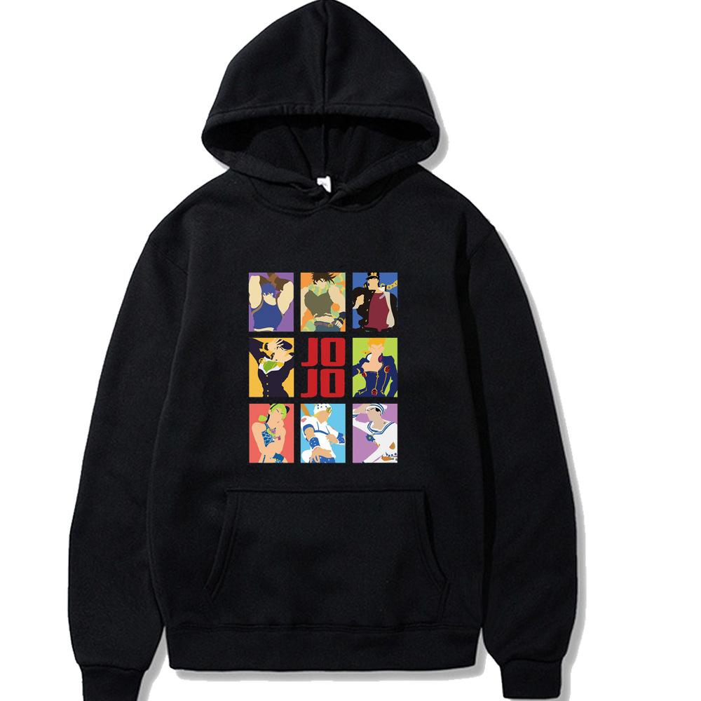 Japanese Anime Characters Hoodie Fashion Design Men's Women's Sweatshirt Fleece Oversized Couples Casual Streetwear Hoodies