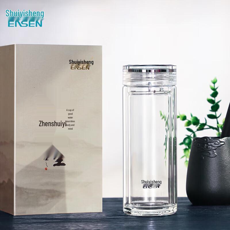 Shuiyisheng Double-Layer Glass Tea Infuser Cup