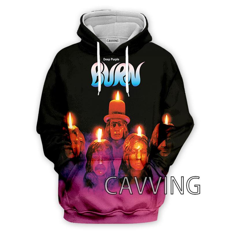 CAVVING 3D Printed Deep Purple Band Hoodies Hooded Sweatshirts Harajuku Tops Clothing for Women/men