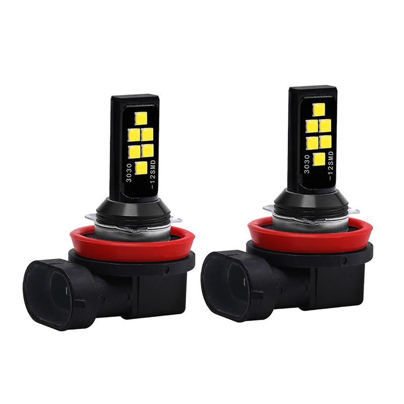

2pcs Super Bright H11 Led H4 H7 H8 9005 9006 H10 H11 HB4 HB3 881 Автомобіль CSP Світлодіодні протитуманні фари Лампи фар 6000K білий Авто протитуманні фари DRL H8/H9/H11 білий