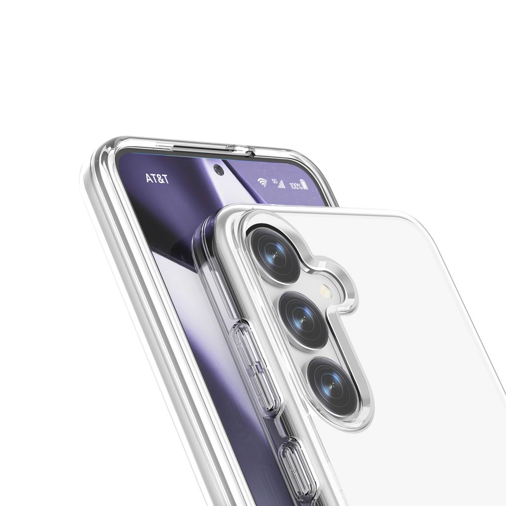 For Samsung Galaxy S25+ Case PC+TPU Shockproof Clear Phone Cover