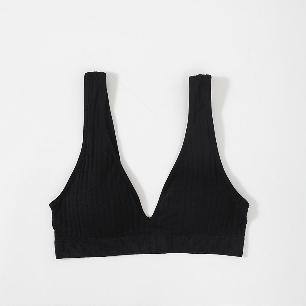 Sexy Women's Bra Crop Top Women's Seamless Underwear Padless Tank Tops M L