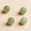 Authentic clear water green Hetian jade lotus beads for men and women, single lotus bead bracelet, Buddhist bead accessories, prayer bead accessories