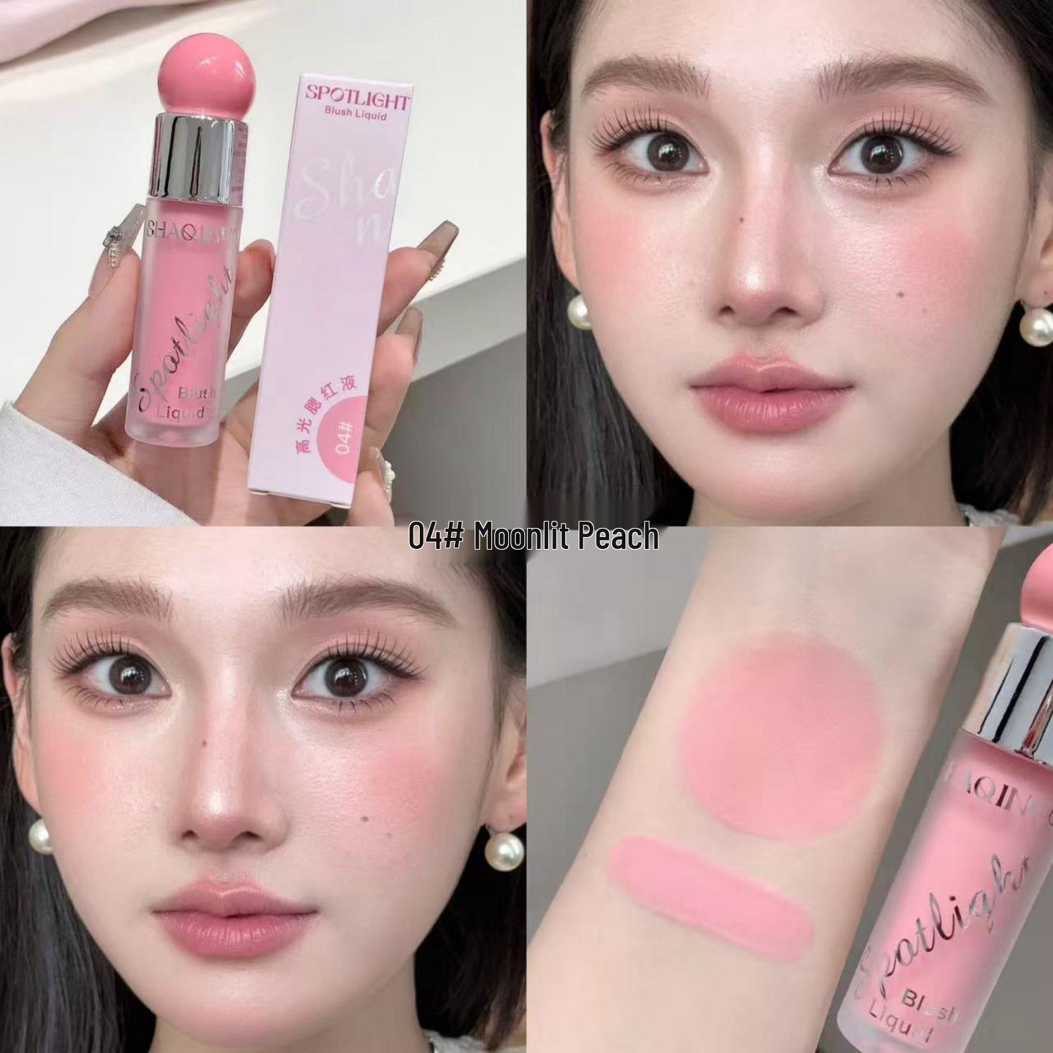 SHAQINUO Korean Style Energetic Liquid Blush Stick for a Natural, Brightening Glow
