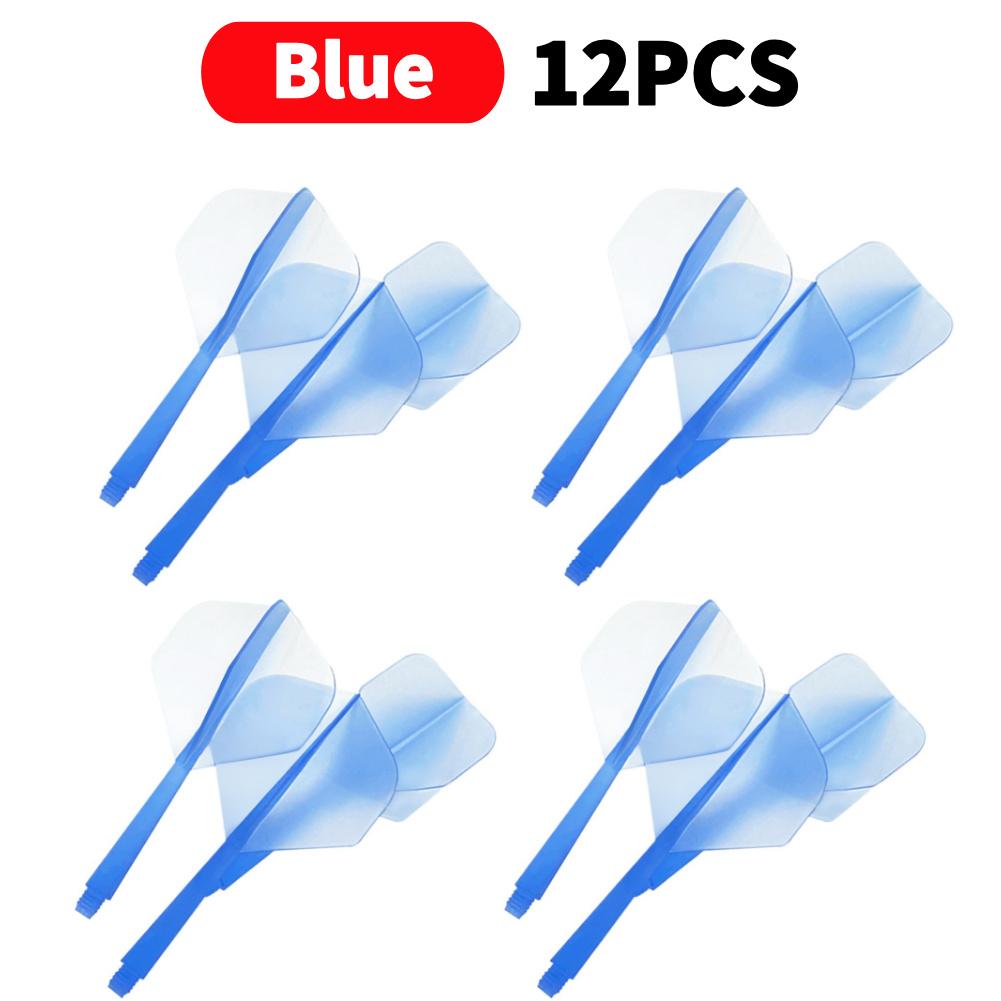 3-30Pcs 2BA Darts Tail Durable Anti-fall Darts Flights Transparent Plastic Darts Shafts Dart Throwing Entertainment Games