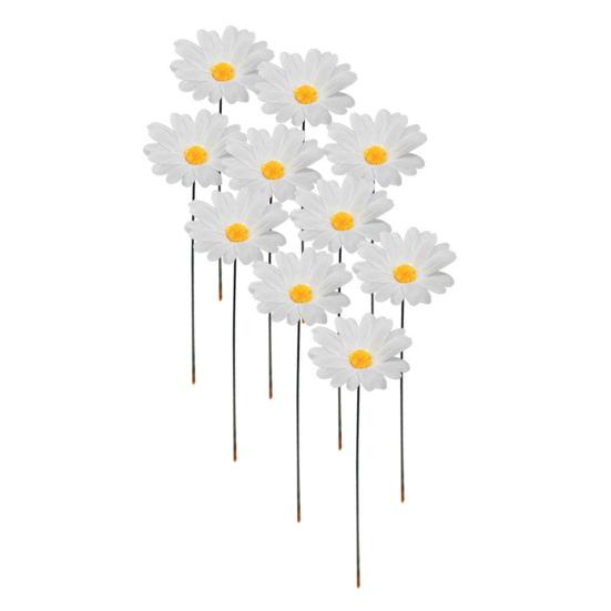 10Pcs Ladybug Garden Stake Weather-proof Heavy Duty Outdoor Patio Yard Lawn 3D Flower Mushroom Bee Spike Stick Decoration Ornament