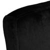 Arako Gold Bar Stool, Black Velvet