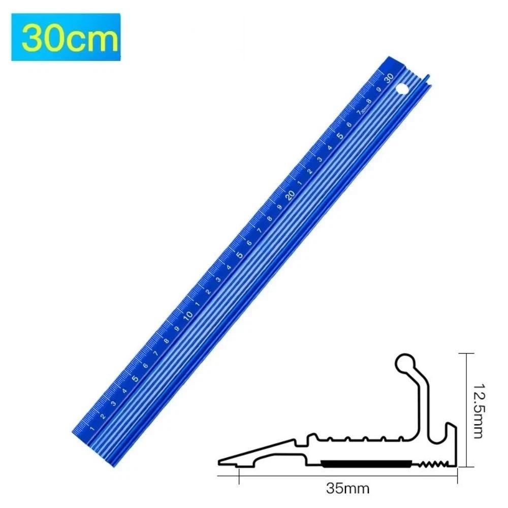 Straight Straight Scale Ruler Aluminum Alloy Calibration Ruler Aluminum Alloy Ruler School