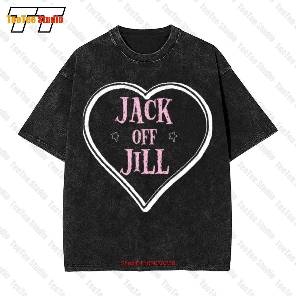 Jack Off Jill Band Heart Vintage Oversized TShirt UGS S