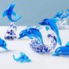 Neue Kreative Dekoration Niedliche Kleine Delfin Serie Schreibtischdekoration Glas Wohnzimmerdekoration Heimdekoration Delfin Glas