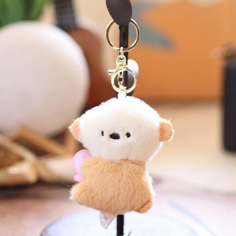 

Милый мультяшный плюшевый кулон в виде морской выдры, креативная мягкая игрушка, брелок, шарм для сумки, подвесное украшение, подарки на день рождения коричневый