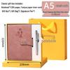 A5 Custom Strap Diary Notebook with Logo in Gift Box