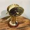 15,24 cm mosazný lodní telegrafní model pro domácí výzdobu, ručně vyráběný mosazný lodní telegraf pro lodní telegraf Námořní oboustranný zvonek domácí výzdoba