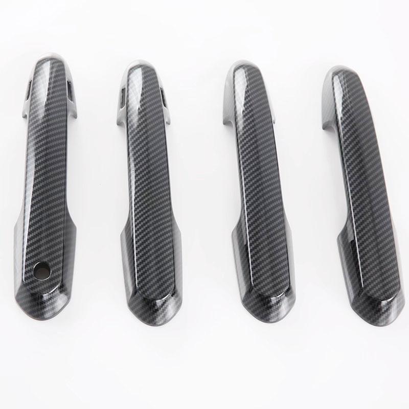 ABS Chrome Car Accessories Door Handle Cover Trim Frame For Toyota Highlander XU70