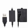 DR-E10 USB Power Kit DC Coupler Dummy Battery Replace of LP-E10 Battery with USB DC Converter Power Cable Single USB Input Compatible with Canon EOS