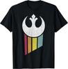 Star Wars Rebel Rainbow Logo Graphic T-Shirt