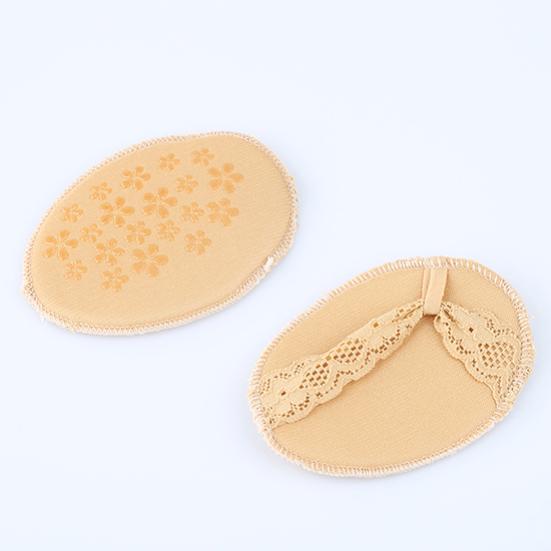 1 par blonder usynlige sklisikre høyhælte sko puter forfot halv yard pute