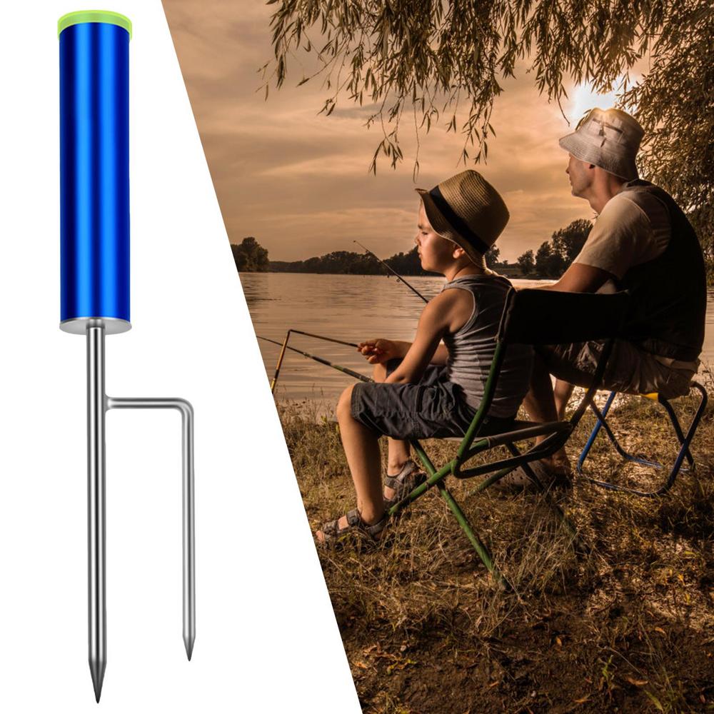 Držáky zemních tyčí pro rybolov Držák rybářských prutů Zápich do země Zemní podpora Stojan na rybářské pruty Přenosný Držák mořských prutů