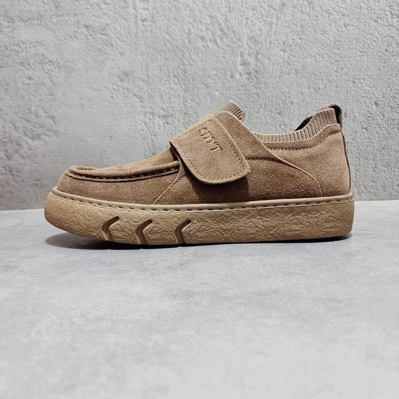 Herren Retro Birkenstock Vollfuß-Slipper Freizeit Wildlederschuhe mit bequemer weicher Sohle