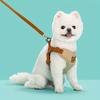 Chic Pet Dog Harness and Leash Set Solid Color Teddy Bear Design, Adjustable Chest Strap, Easy To Clean, Ideal for Small To Medium Dogs