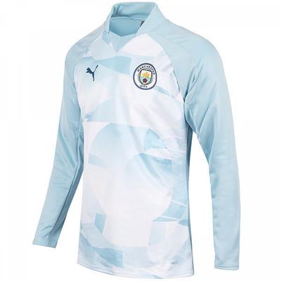 Mcfc Man City Pré-jogo Ls Sweat Top