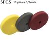 3 Pcs 5/6/7 Inch Sponge Buffing Pads Foam Polishing Pads Kit 7in Sanding Disc Wheels For Car Buffer Polisher Polishing Waxing