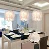 Feather White Pure Pendant Light Hanging Lamp Modern Chandelier Decor Bedroom
