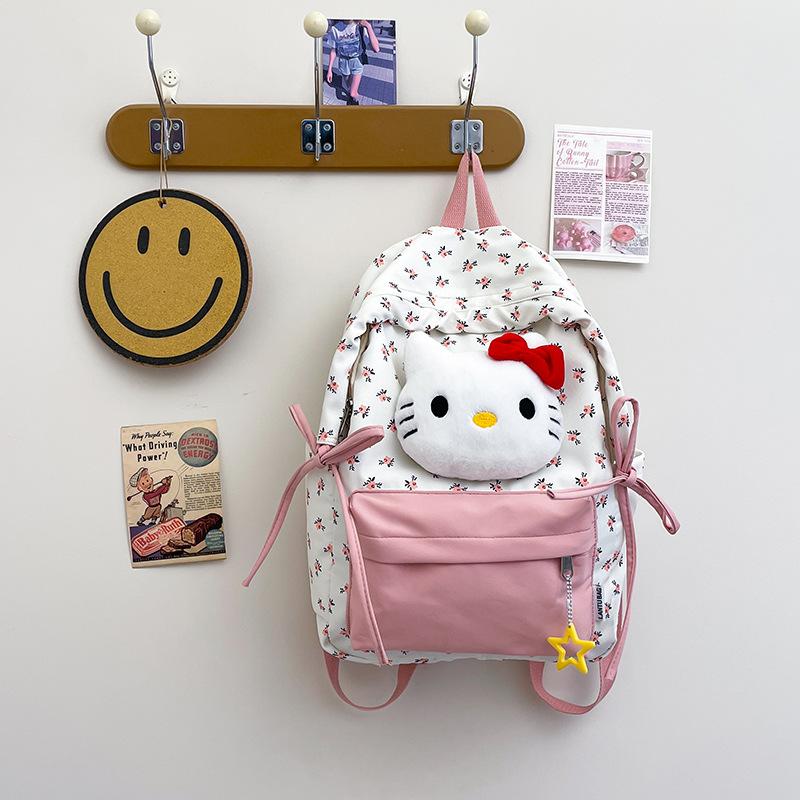 

Маленький школьный рюкзак для студенток, из ткани Оксфорд, маленький, мультяшный, милый, рюкзак для девочек, рюкзак для студентов колледжа, дорожная сумка.