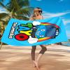 Serviette de Plage Aventure Avec Mateo Le Petit Bus, Séchage Rapide, Facile d'Entretien, Convient aux Vacances Fitness et Plage, Essentiel de Sport