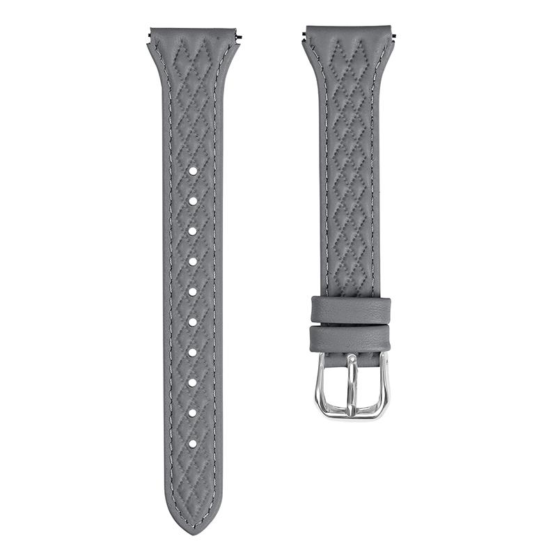 Watch Strap for Huami Amazfit Cheetah Pro Rhombus Imprinted Genuine Cow Leather Band