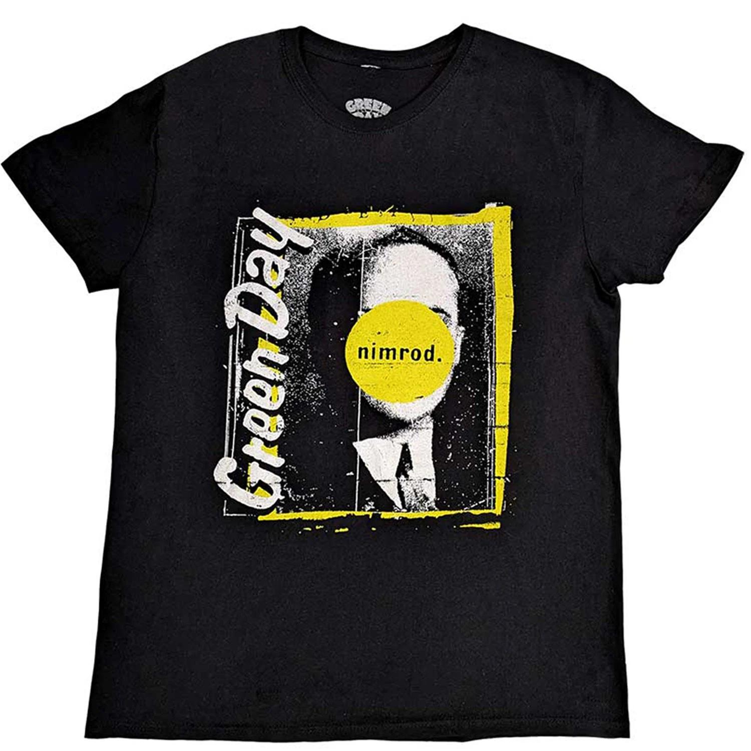 Men s Green Day Nimrod Tracklist T-shirt Small Black XXXXL