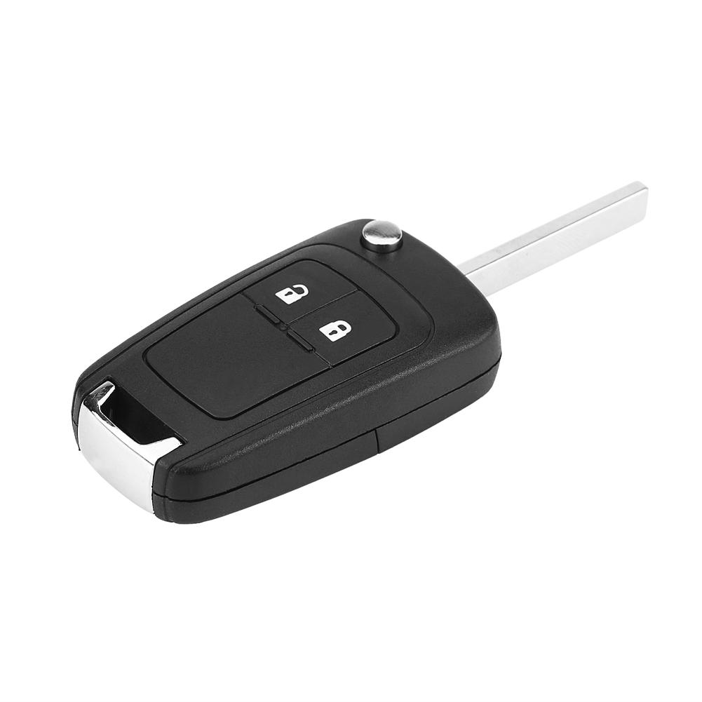 Flip Folding Remote 2 Buttons Car Key Fob Shell Case For Vauxhall Opel Astra Insignia