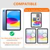 For iPad (A16) 11th Gen 11" Keyboard Case - 7 Color RGB Backlit, Touchpad, Pencil Holder, Slim Stand for School & Work