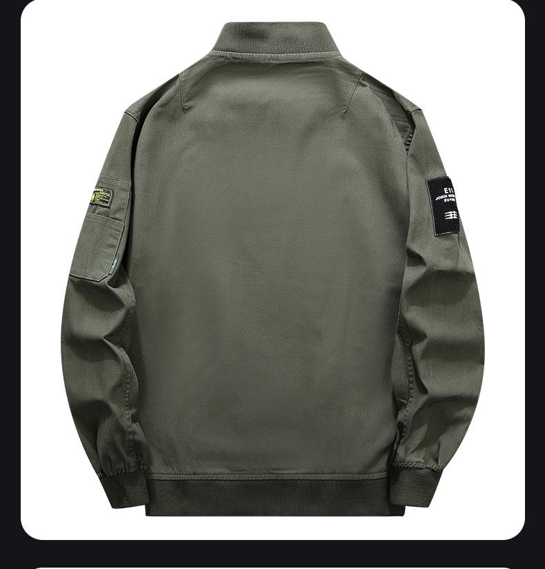 Baumwoll-Camouflage-Arbeitskleidungs-Set: Verschleißfeste Baseballjacke und Stretchhose für Frühling/Herbst zum Arbeitsschutz und Schweißen.