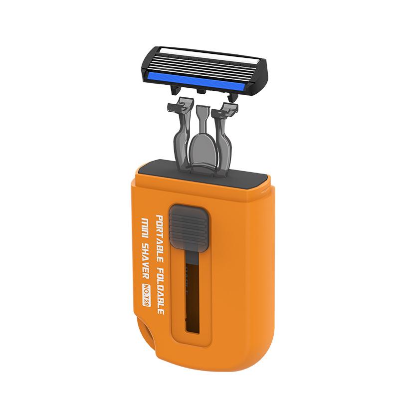 Razor Manual 5-Blade Retractable Portable Shaver for Men and Women's Hair Removal