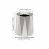 Modern Decorative Garbage Bin Nordic Design Double Layer Trash Can Large Capacity Geometric