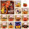Gifts Pouch Pumpkin Candy Bucket Trick or Treat Halloween Wool Felt Bag Funny   Children