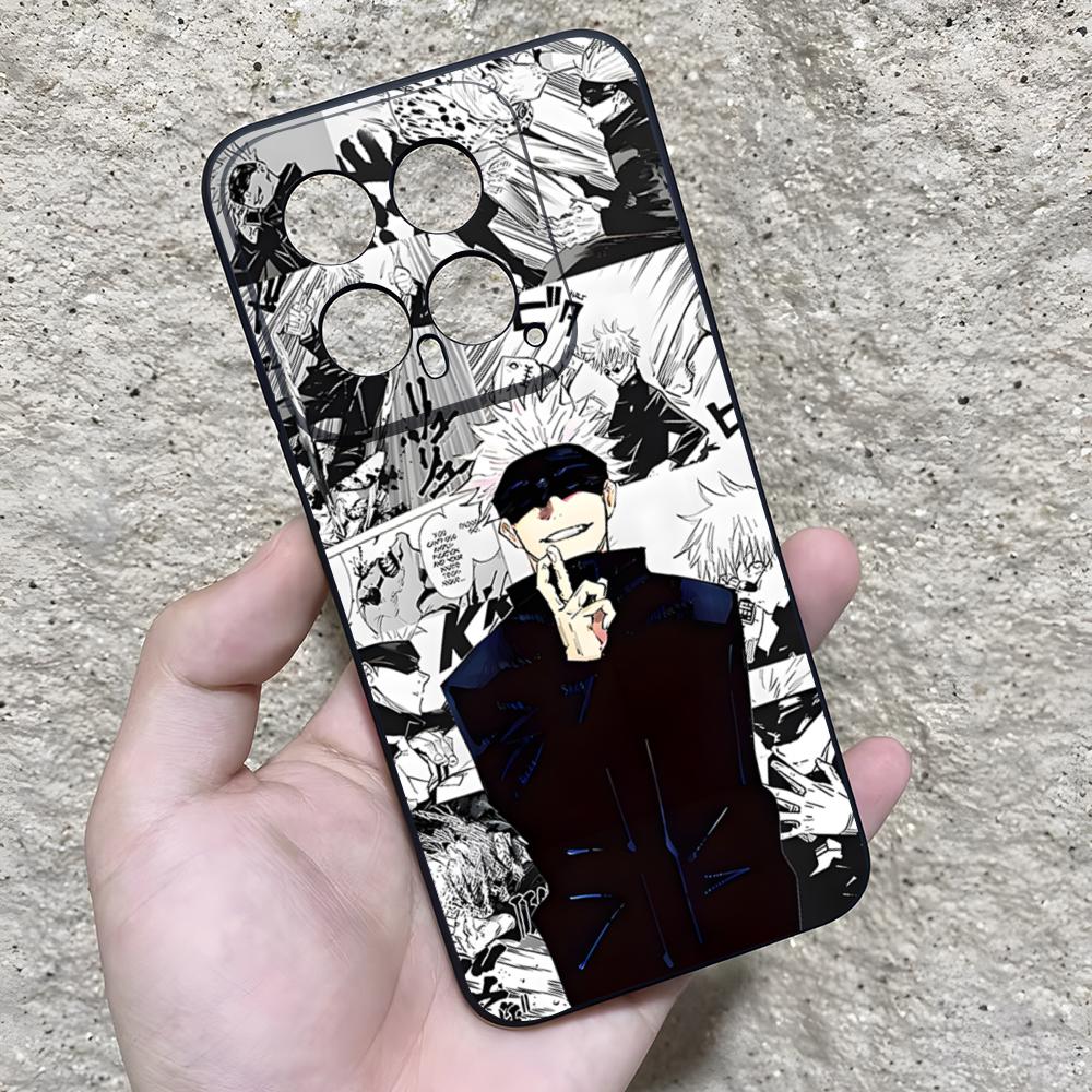 

Jujutsu K-kaisen Anime Phone Case For Xiaomi 15 14 13 12 11 T Lite Ultra Redmi Note 14 13 12 Pro ProPlus 12 10 C 5G Cover Redmi Note14Pro5G