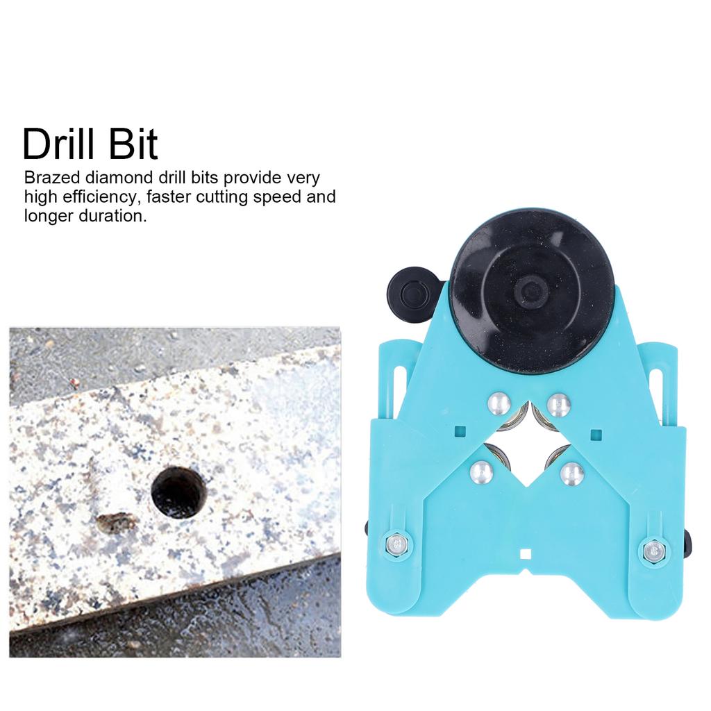 Hollow Drill Hole Saw Set   Drilling Bits Tile Opener with Guidance Fixture for Ceramic