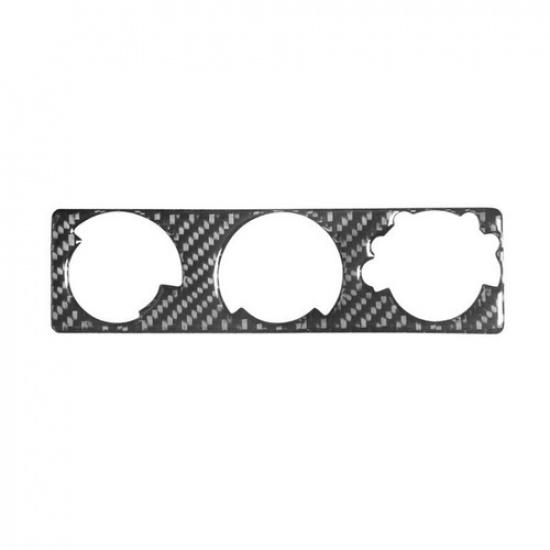 Fit For Ford Mustang 2001-2004 Carbon Fiber Interior Climate Control Cover Trim