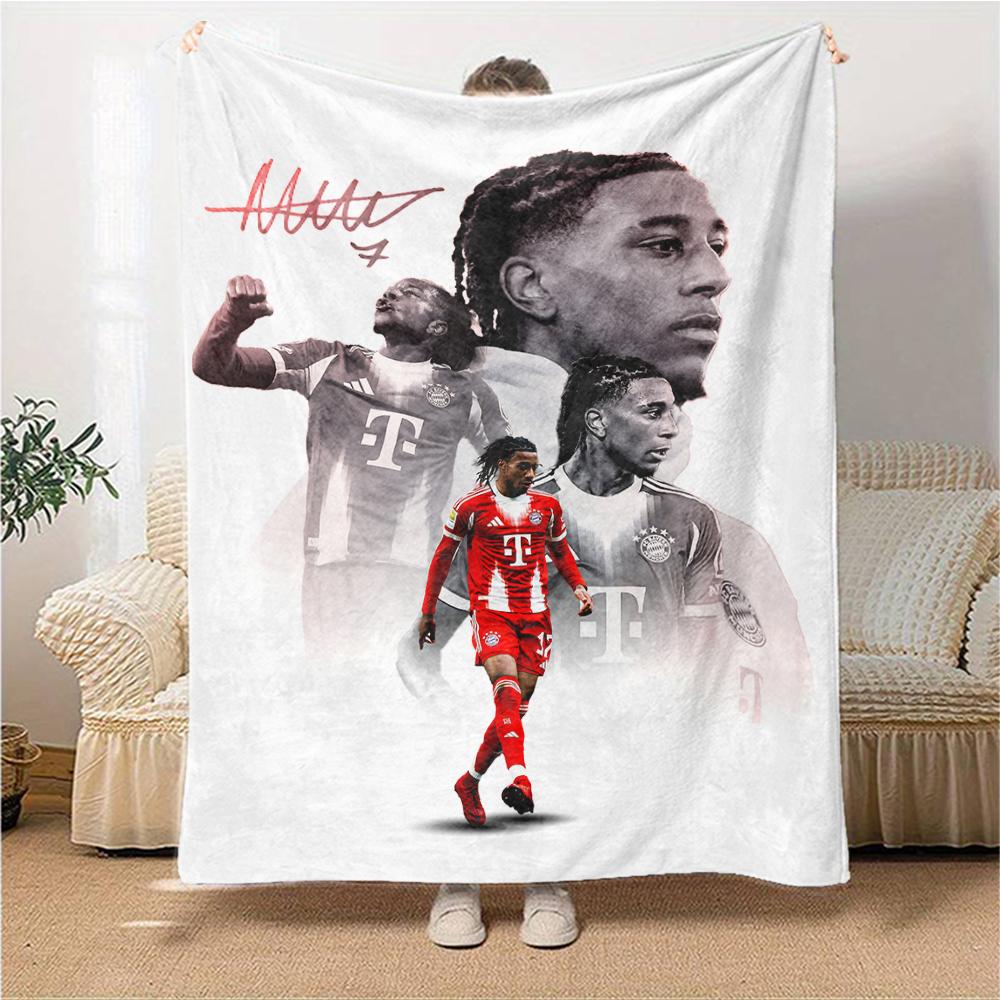 Player Trophy Victory Blankets Flannel Printed Breathable Warm Throw Blanket for Home Office Bedspreads 0708a44