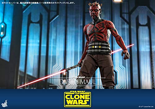 Hot Toys TV Masterpiece Star Wars: The Clone Wars Darth Maul 1/6 Scale Figure Red