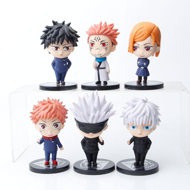 Jujutsu Kaisen Годжо, Юдзи и Сукуна Гашапон Фигурки (Набор из 6)