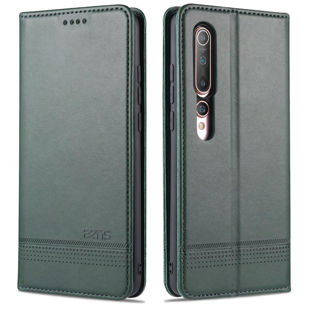 Capa de Couro Deluxe com Adsorção Magnética para Xiaomi Mi 10 / Mi 10 Pro 5G Capa Protetora Flip capa fundas